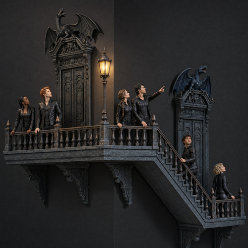 The Rider's Perch — Corner Wall Display