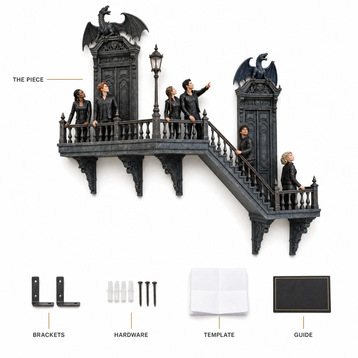 The Rider's Perch — Corner Wall Display